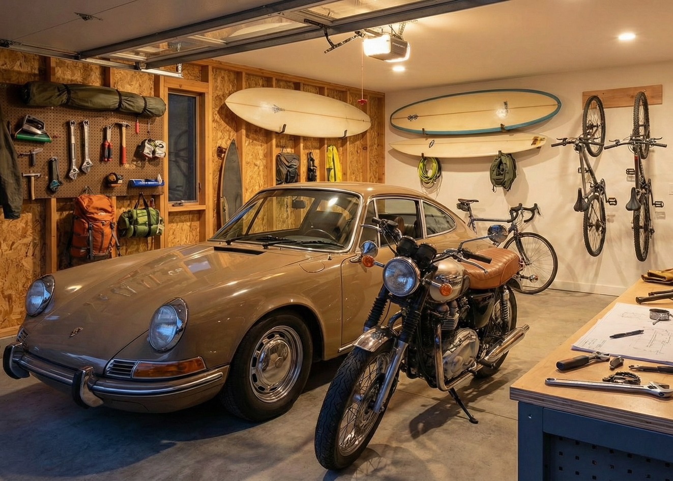 ガレージのある暮らし